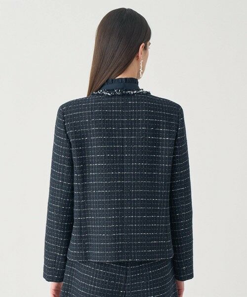 ANAYI / アナイ ノーカラージャケット | 【Eternal Line 2026】プレイドツイードノーカラー ジャケット | 詳細11