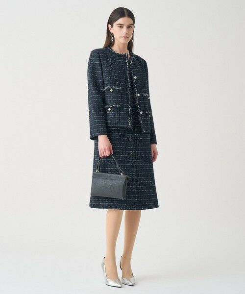 ANAYI / アナイ ノーカラージャケット | 【Eternal Line 2026】プレイドツイードノーカラー ジャケット | 詳細14