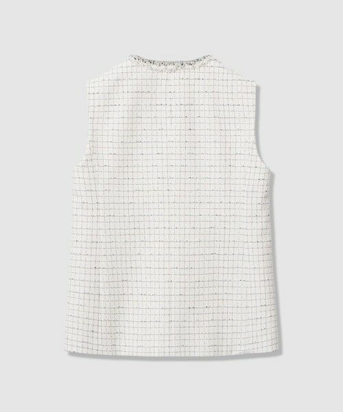 ANAYI / アナイ ノーカラージャケット | 【Eternal Line 2026】プレイドツイードVネックジレ | 詳細8