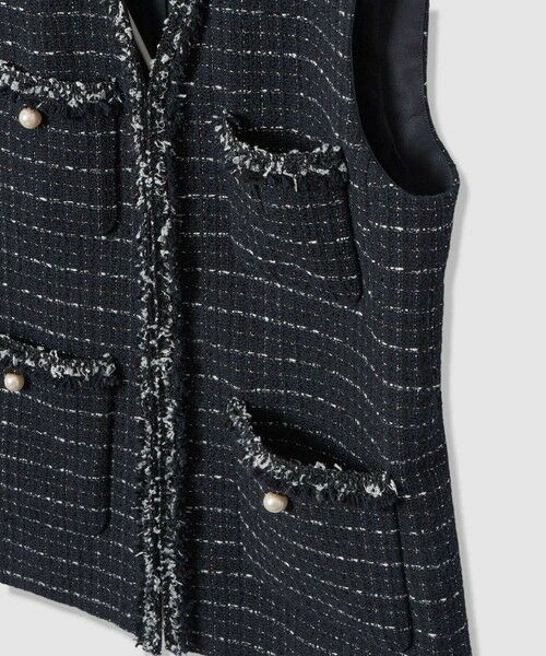 ANAYI / アナイ ノーカラージャケット | 【Eternal Line 2026】プレイドツイードVネックジレ | 詳細18