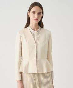 ANAYI / アナイ その他アウター | 【Eternal Line 2026】トリアセサテンペプラム ジャケット