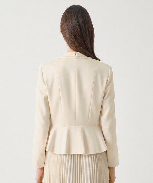 ANAYI / アナイ その他アウター | 【Eternal Line 2026】トリアセサテンペプラム ジャケット | 詳細3