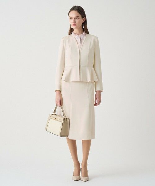 ANAYI / アナイ その他アウター | 【Eternal Line 2026】トリアセサテンペプラム ジャケット | 詳細6