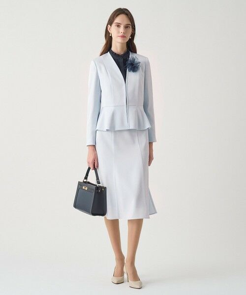 ANAYI / アナイ その他アウター | 【Eternal Line 2026】トリアセサテンペプラム ジャケット | 詳細13