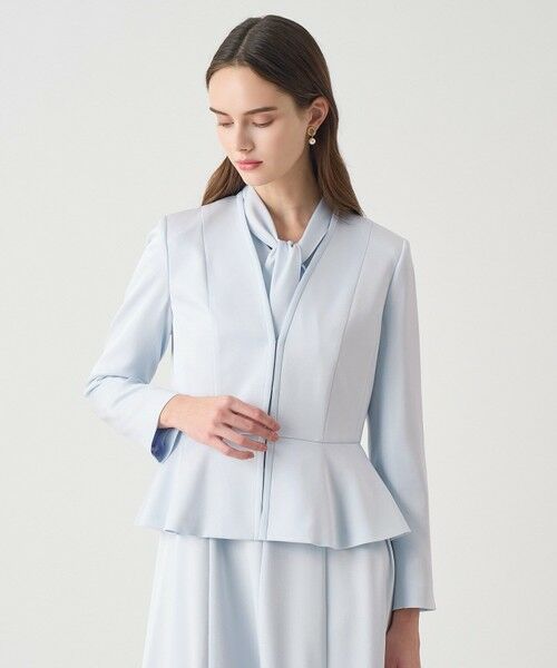 ANAYI / アナイ その他アウター | 【Eternal Line 2026】トリアセサテンペプラム ジャケット | 詳細10