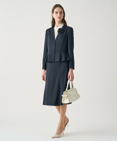 ANAYI / アナイ その他アウター | 【Eternal Line 2026】トリアセサテンペプラム ジャケット | 詳細18