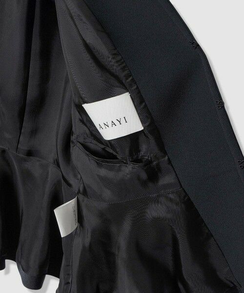 ANAYI / アナイ その他アウター | 【Eternal Line 2026】トリアセサテンペプラム ジャケット | 詳細27