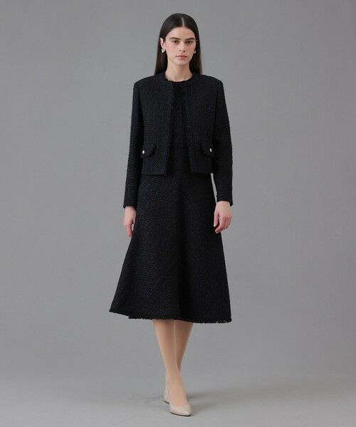 ANAYI / アナイ ノーカラージャケット | 【Eternal Line 2026】ミックスツイードノーカラー ジャケット | 詳細12
