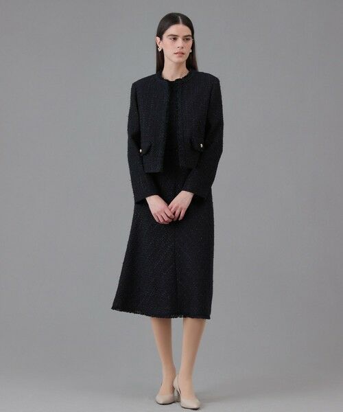 ANAYI / アナイ ノーカラージャケット | 【Eternal Line 2026】ミックスツイードノーカラー ジャケット | 詳細10