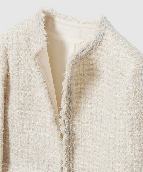 ANAYI / アナイ ノーカラージャケット | 【Eternal Line 2026】ミックスツイードノーカラー ジャケット | 詳細24