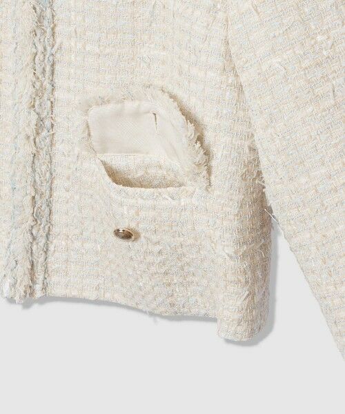 ANAYI / アナイ ノーカラージャケット | 【Eternal Line 2026】ミックスツイードノーカラー ジャケット | 詳細25