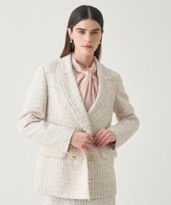 ANAYI / アナイ テーラードジャケット | 【Eternal Line 2026】ミックスツイードダブル ジャケット