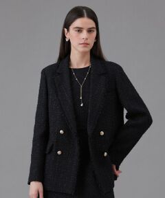 ANAYI / アナイ テーラードジャケット | 【Eternal Line 2026】ミックスツイードダブル ジャケット
