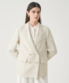 ANAYI / アナイ テーラードジャケット | 【Eternal Line 2026】ミックスツイードダブル ジャケット