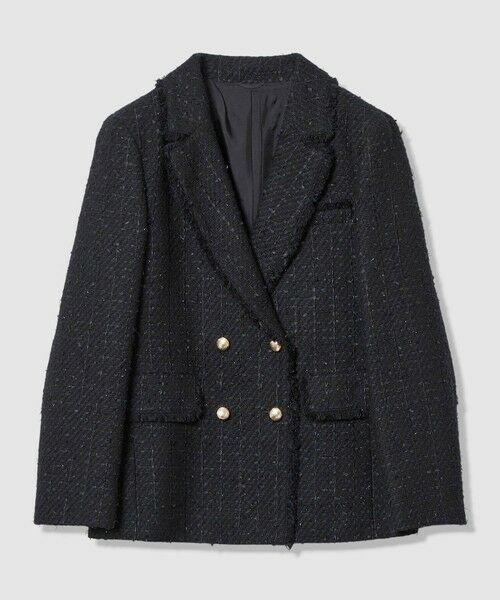 ANAYI / アナイ テーラードジャケット | 【Eternal Line 2026】ミックスツイードダブル ジャケット | 詳細12