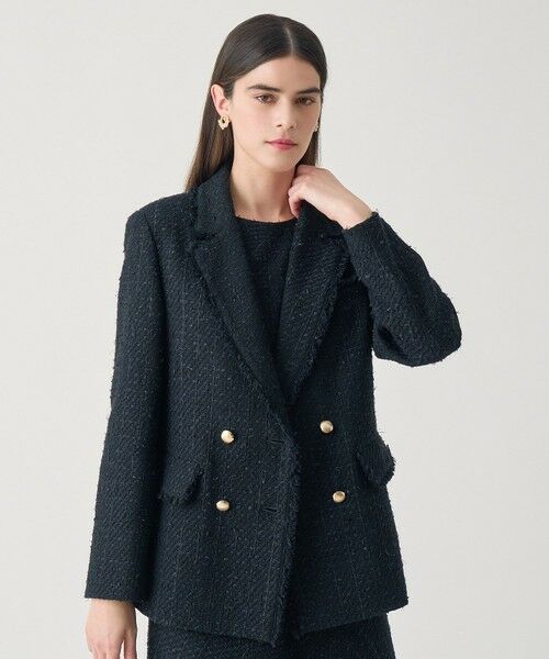 ANAYI / アナイ テーラードジャケット | 【Eternal Line 2026】ミックスツイードダブル ジャケット | 詳細7