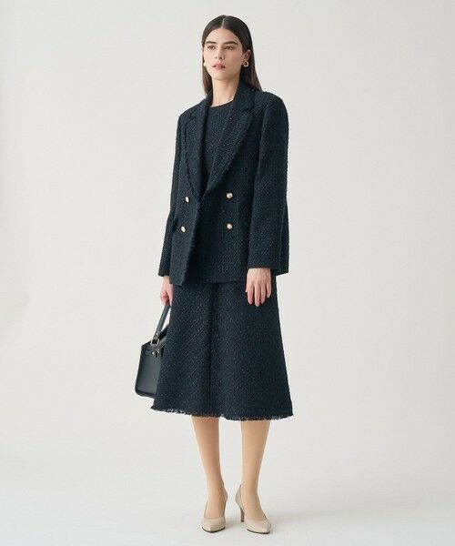 ANAYI / アナイ テーラードジャケット | 【Eternal Line 2026】ミックスツイードダブル ジャケット | 詳細10