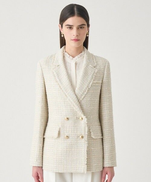 ANAYI / アナイ テーラードジャケット | 【Eternal Line 2026】ミックスツイードダブル ジャケット | 詳細19