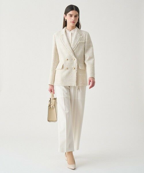 ANAYI / アナイ テーラードジャケット | 【Eternal Line 2026】ミックスツイードダブル ジャケット | 詳細22