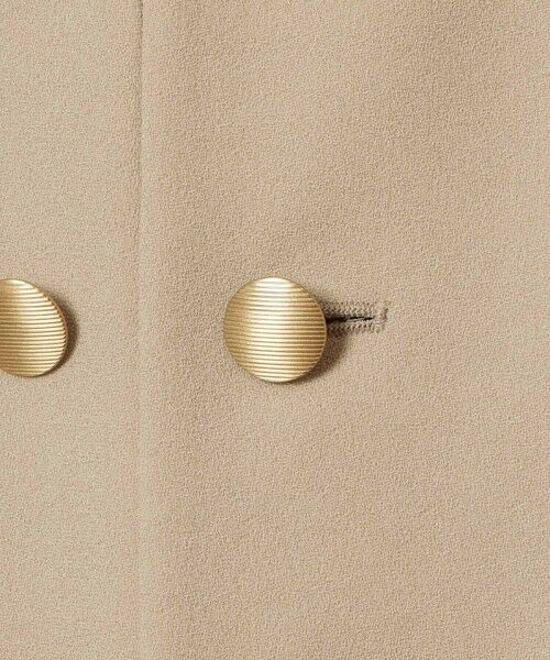 ANAYI / アナイ ノーカラージャケット | 【Eternal Line 2026】ウールジョーゼットノーカラーダブルジャケット | 詳細10