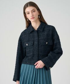 ANAYI / アナイ その他アウター | 【セットアップ対応商品】ヴィシーチェックツイードブルゾン