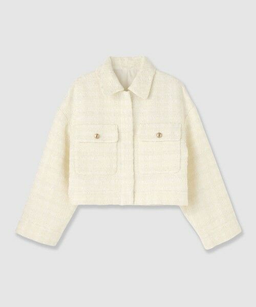 ANAYI / アナイ その他アウター | 【セットアップ対応商品】ヴィシーチェックツイードブルゾン | 詳細7
