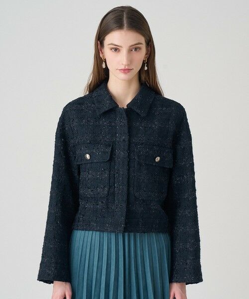 ANAYI / アナイ その他アウター | 【セットアップ対応商品】ヴィシーチェックツイードブルゾン | 詳細16