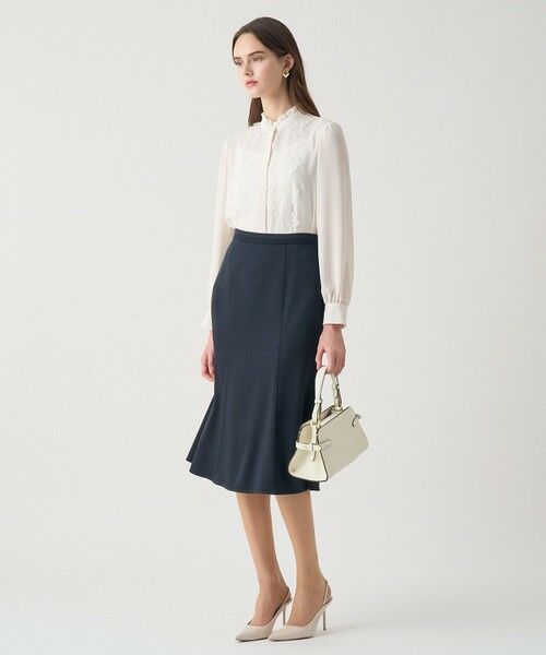 ANAYI / アナイ ロング・マキシ丈スカート | 【Eternal Line 2026】トリアセサテンマーメイド スカート | 詳細9