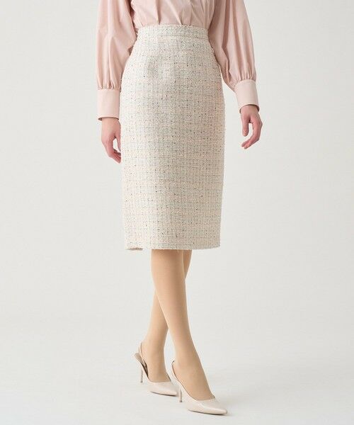 ANAYI / アナイ ミニ・ひざ丈スカート | 【Eternal Line 2026】ミックスツイードタイト スカート | 詳細1