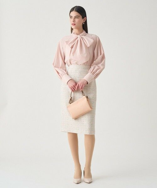 ANAYI / アナイ ミニ・ひざ丈スカート | 【Eternal Line 2026】ミックスツイードタイト スカート | 詳細2