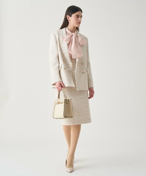 ANAYI / アナイ ミニ・ひざ丈スカート | 【Eternal Line 2026】ミックスツイードタイト スカート | 詳細3