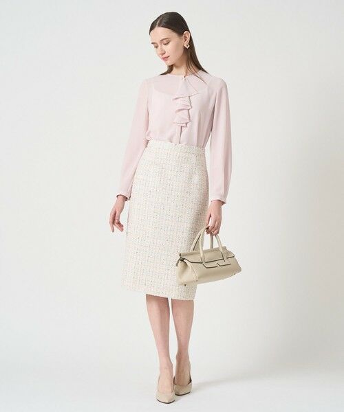 ANAYI / アナイ ミニ・ひざ丈スカート | 【Eternal Line 2026】ミックスツイードタイト スカート | 詳細4