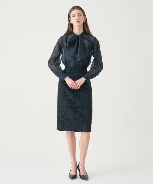 ANAYI / アナイ ミニ・ひざ丈スカート | 【Eternal Line 2026】ミックスツイードタイト スカート | 詳細9