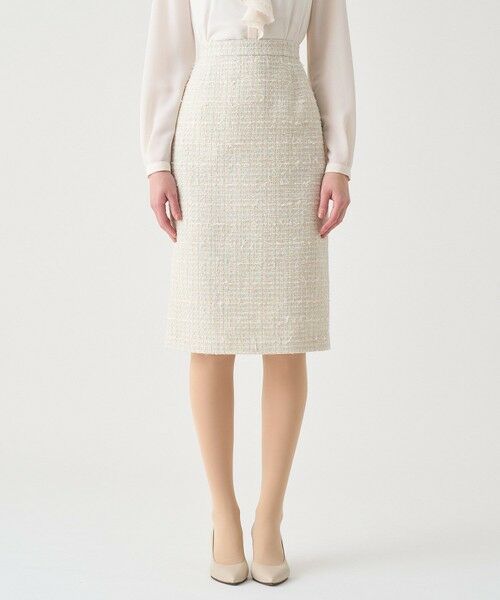 ANAYI / アナイ ミニ・ひざ丈スカート | 【Eternal Line 2026】ミックスツイードタイト スカート | 詳細18