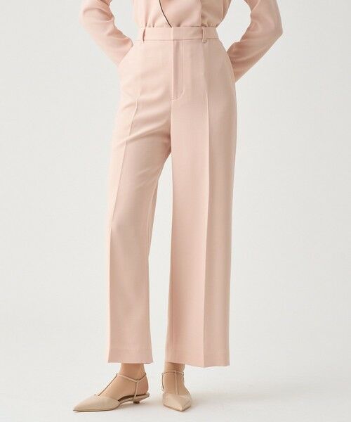 ANAYI / アナイ スラックス・ドレスパンツ | 【Eternal Line 2026】ストレッチクロスイージーワイドパンツ(pink beige (13))