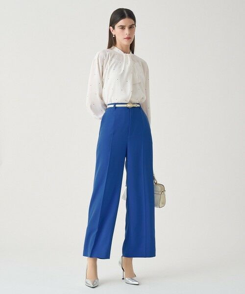 ANAYI / アナイ スラックス・ドレスパンツ | 【Eternal Line 2026】ストレッチクロスイージーワイドパンツ | 詳細9