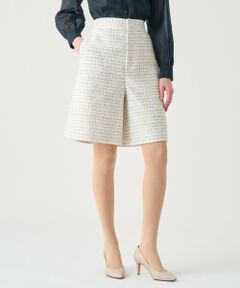 ANAYI / アナイ ショート・ハーフ・半端丈パンツ | 【Eternal Line 2026】プレイドツイードハーフパンツ