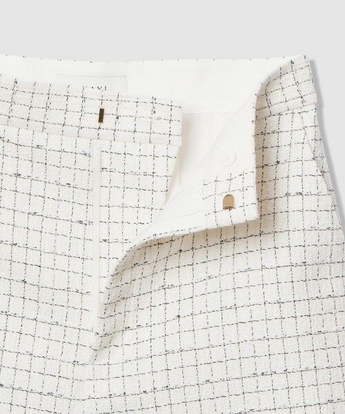 ANAYI / アナイ ショート・ハーフ・半端丈パンツ | 【Eternal Line 2026】プレイドツイードハーフパンツ | 詳細11