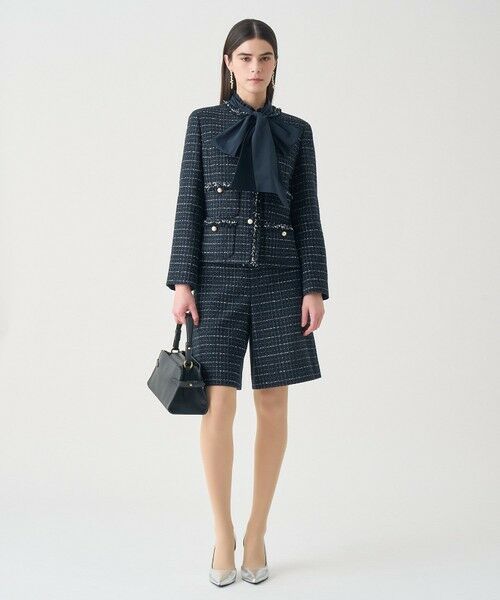 ANAYI / アナイ ショート・ハーフ・半端丈パンツ | 【Eternal Line 2026】プレイドツイードハーフパンツ | 詳細16