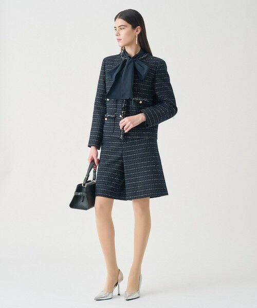 ANAYI / アナイ ショート・ハーフ・半端丈パンツ | 【Eternal Line 2026】プレイドツイードハーフパンツ | 詳細15