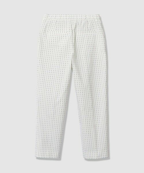 ANAYI / アナイ ショート・ハーフ・半端丈パンツ | 【Eternal Line 2026】ドットジャガードテーパードパンツ | 詳細1