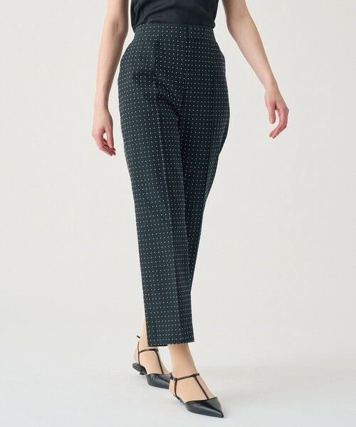 ANAYI / アナイ ショート・ハーフ・半端丈パンツ | 【Eternal Line 2026】ドットジャガードテーパードパンツ | 詳細3