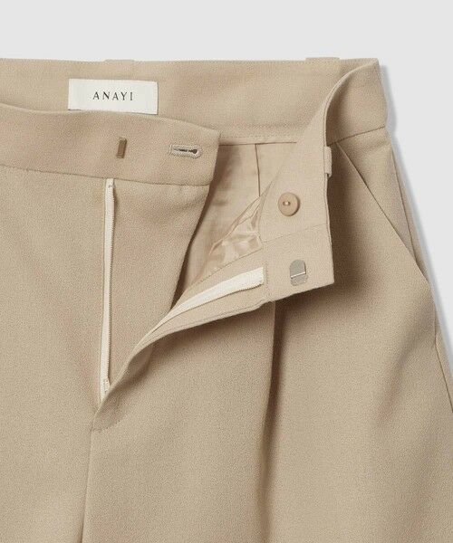 ANAYI / アナイ ショート・ハーフ・半端丈パンツ | 【Eternal Line 2026】ウールジョーゼットキュロットパンツ | 詳細13