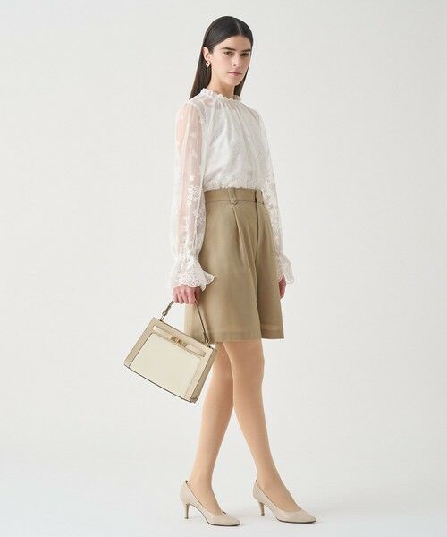 ANAYI / アナイ ショート・ハーフ・半端丈パンツ | 【Eternal Line 2026】ウールジョーゼットキュロットパンツ | 詳細6