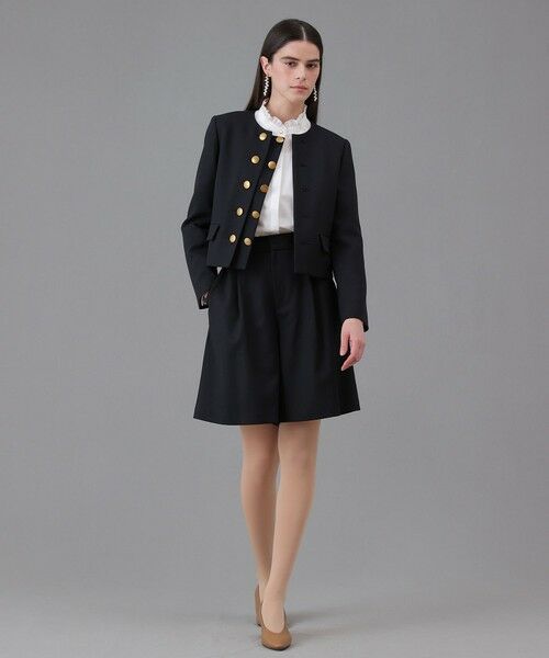 ANAYI / アナイ ショート・ハーフ・半端丈パンツ | 【Eternal Line 2026】ウールジョーゼットキュロットパンツ | 詳細17