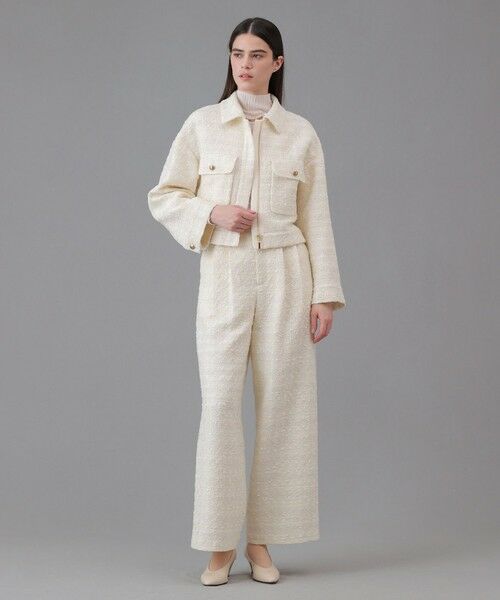 ANAYI / アナイ チノ・ワークパンツ | 【セットアップ対応商品】ヴィシーチェックツイードパンツ | 詳細4