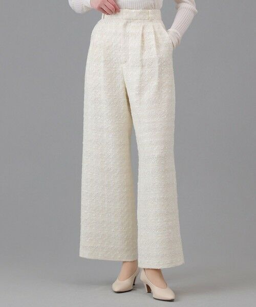 ANAYI / アナイ チノ・ワークパンツ | 【セットアップ対応商品】ヴィシーチェックツイードパンツ | 詳細1