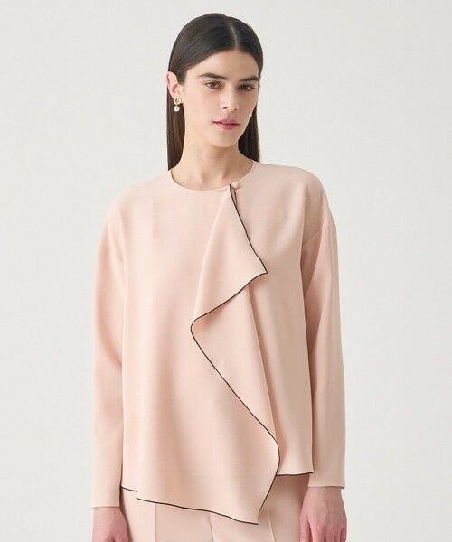 ANAYI / アナイ シャツ・ブラウス | 【Eternal Line 2026】ストレッチクロス配色ボウタイ ブラウス | 詳細6