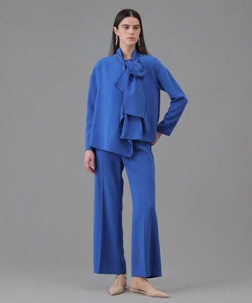 ANAYI / アナイ シャツ・ブラウス | 【Eternal Line 2026】ストレッチクロス配色ボウタイ ブラウス | 詳細15