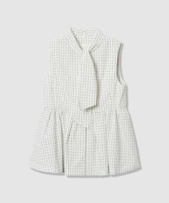 ANAYI / アナイ シャツ・ブラウス | 【Eternal Line 2026】ドットジャガードペプラムジレ ブラウス